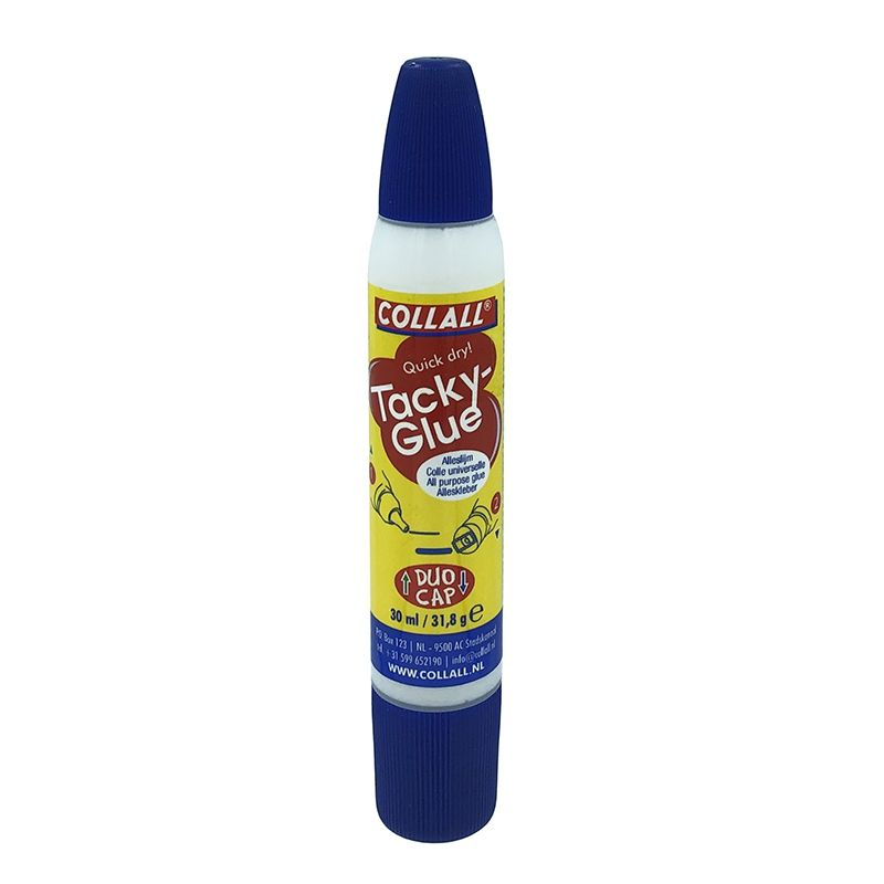 Collall • Glue pen duo-cap Tacky-glue White 30ml