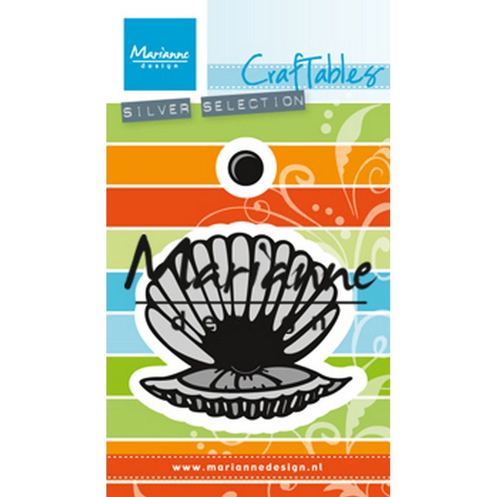 Marianne Design • Craftables Coupe- pochoir d'embossage Scallop 60x53mm