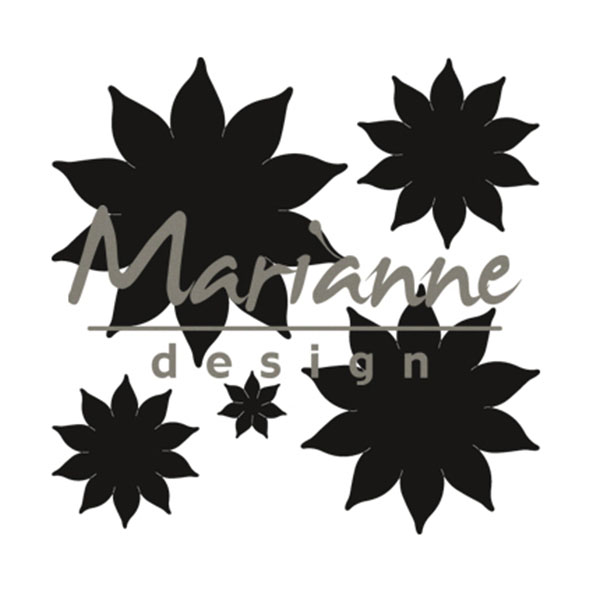 Marianne Design • Craftables snij- embosstencil vetplant Puntig