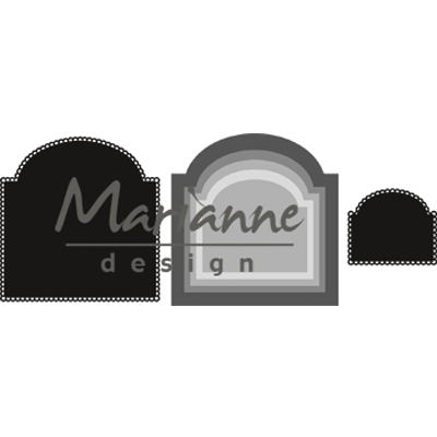 Marianne Design • Craftables cut- embosstencil basic Arch