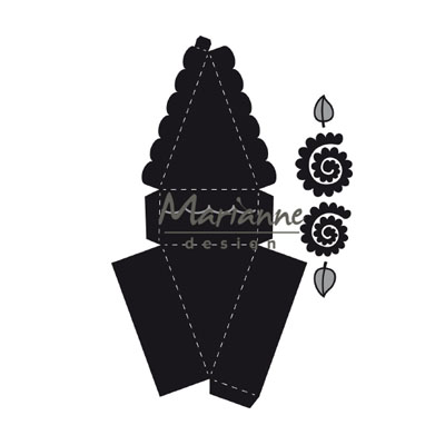 Marianne Design • Craftables cut- embosstencil Cake