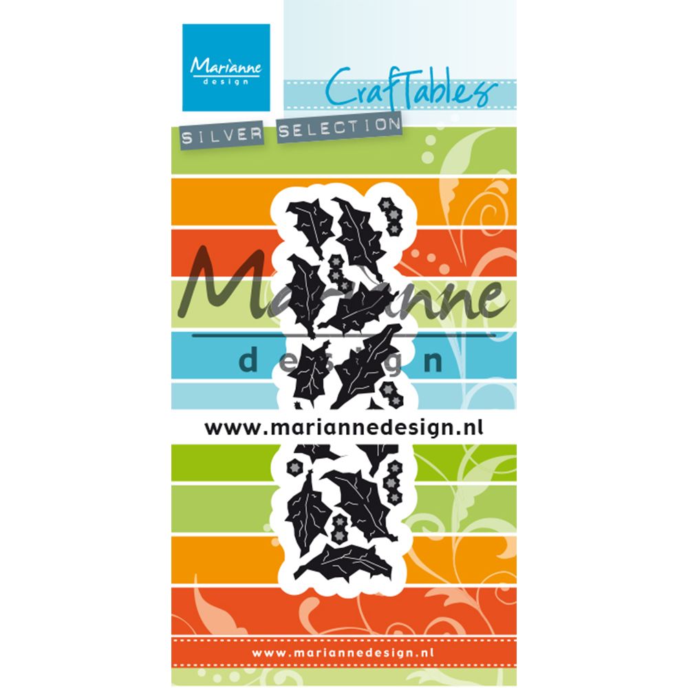 Marianne Design • Craftables Coupe- pochoir d'embossage Holly