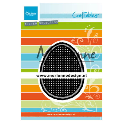 Marianne Design • Craftables cut- embosstencil Stitch easter egg