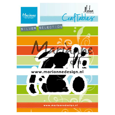 Marianne Design • Craftables snij- embosstencil Konijn door