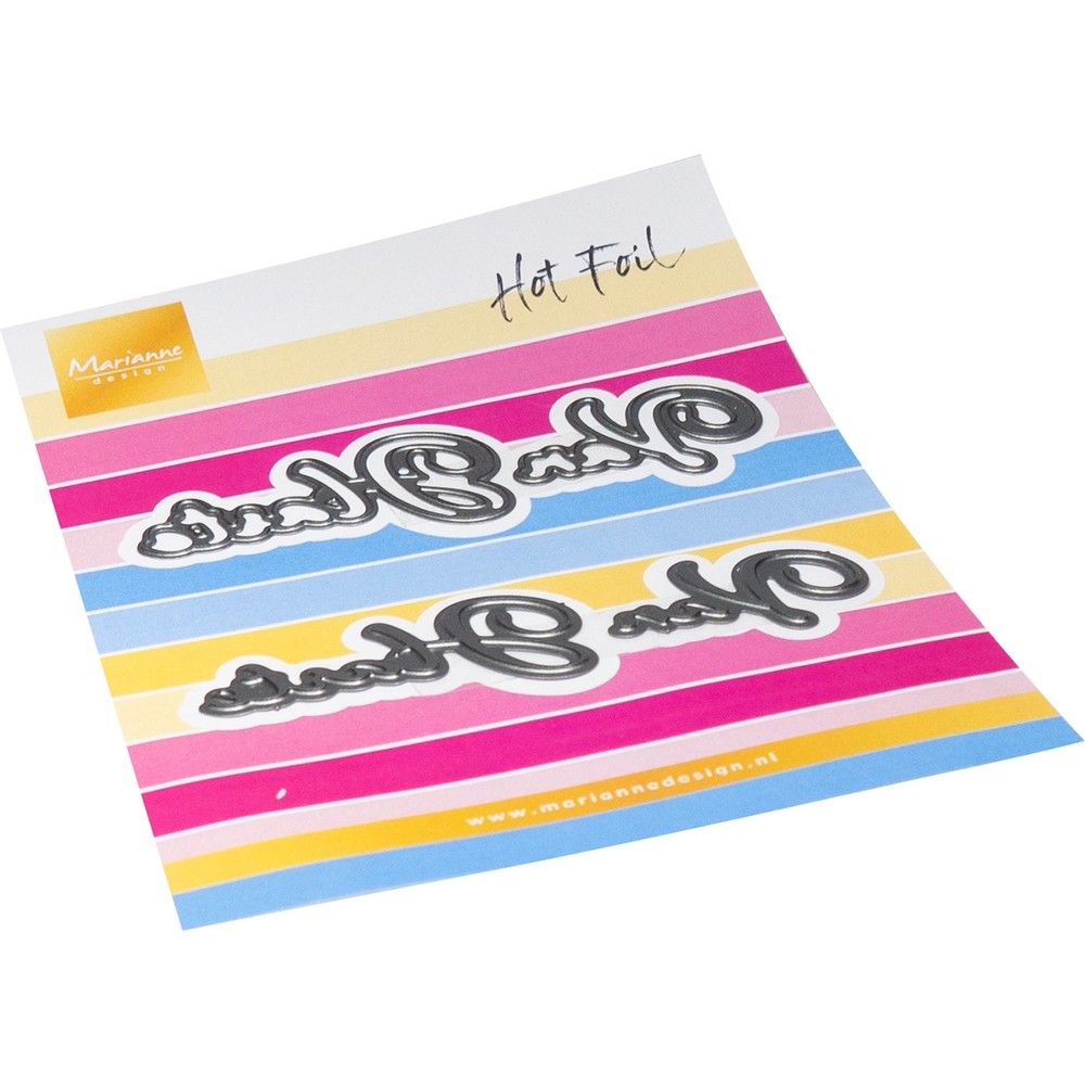 Marianne Design • Craftable Hot Foil Van Harte