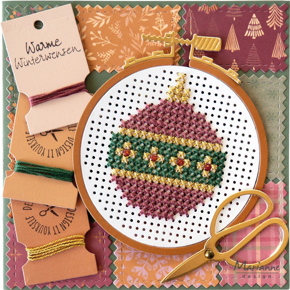 Marianne Design • Craftables Embroidery hoop 170 x 130 mm