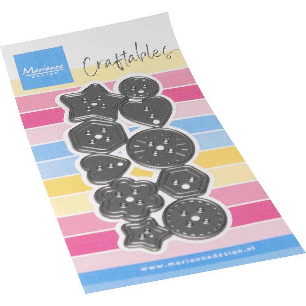 Marianne Design • Craftables Punch die XL - buttons 160 x 80 mm