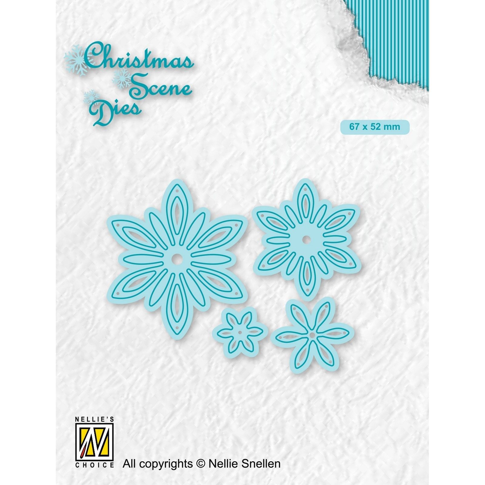 Nellie's Choice • Christmas Scene Dies Set of Flowers