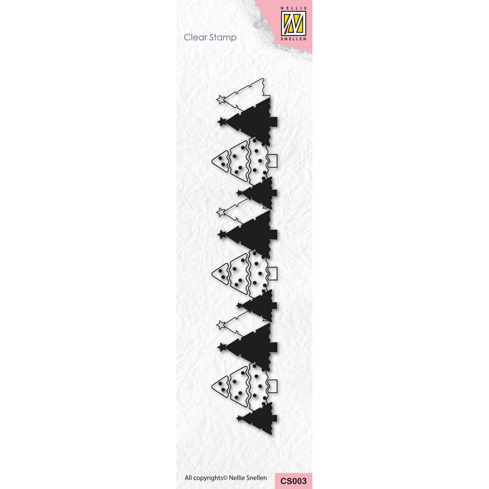 Nellie's Choice • Clear Stempel Christmas Trees