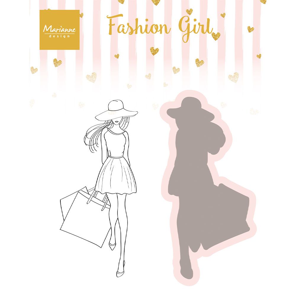 Marianne Design • Silikonstempel Fashion Girl