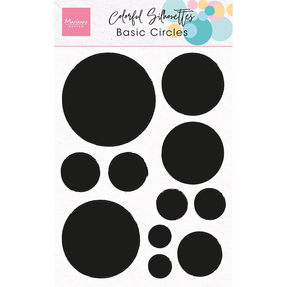 Marianne Design • Silikonstempel Colorful Silhouette Basic Circles