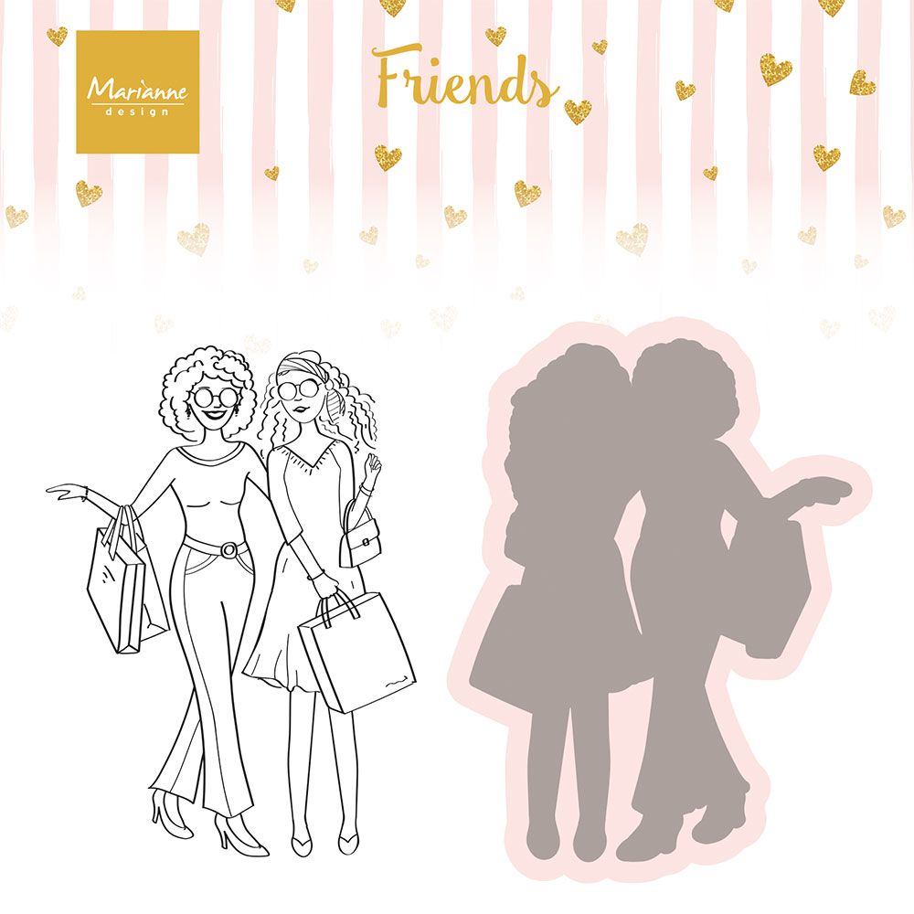 Marianne Design • Sello Transparente Friends