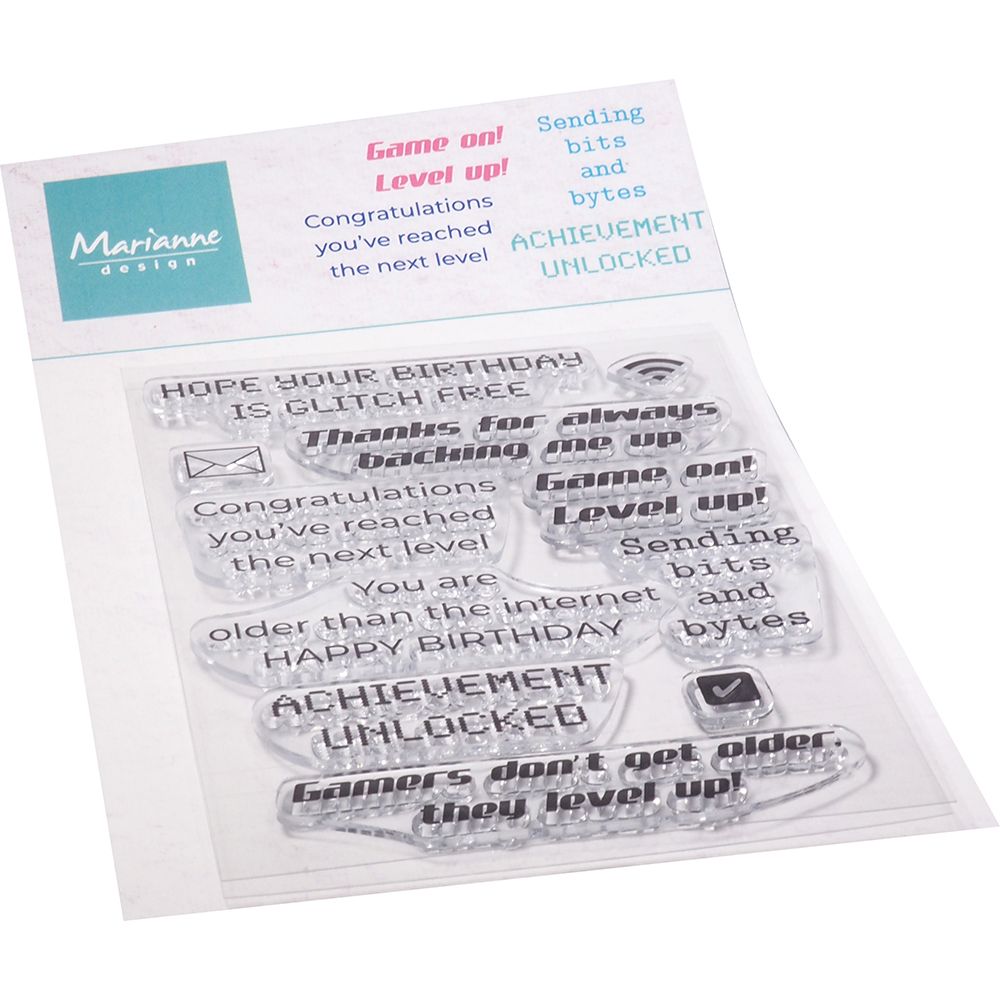 Marianne Design • Clear Stamps Level Up