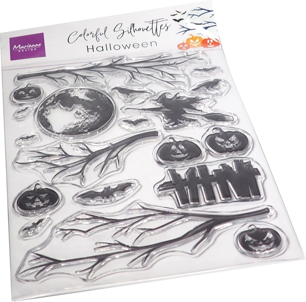 Marianne Design • Clear Stamps  Colorfull silhouettes - Halloween