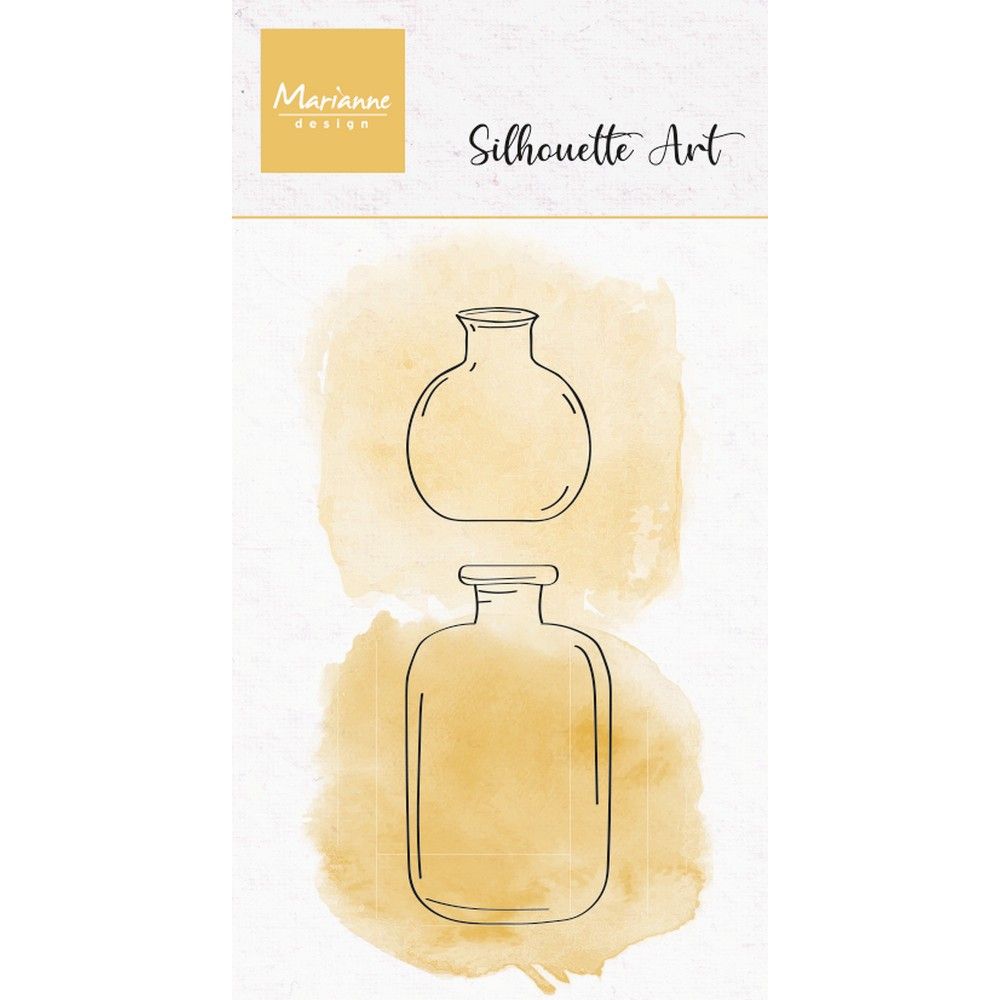 Marianne Design • Silhouette Art Sellos Transparentes Vases