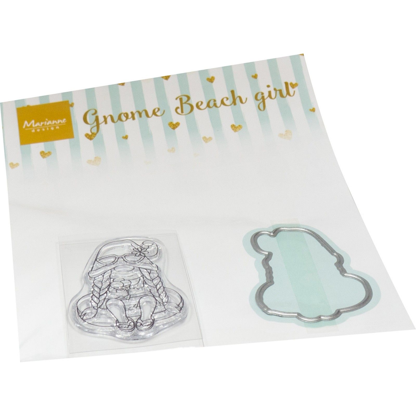 Marianne Design • Stamp & die set Gnomes Beach girl