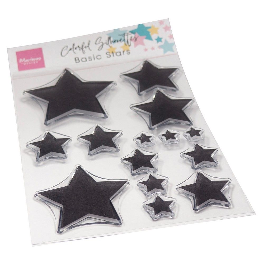 Marianne Design • Clear Stamps Colorful Silhouette Basic Stars