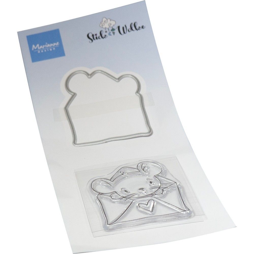 Marianne Design • Clear Stamps & Dies Hello Mouse