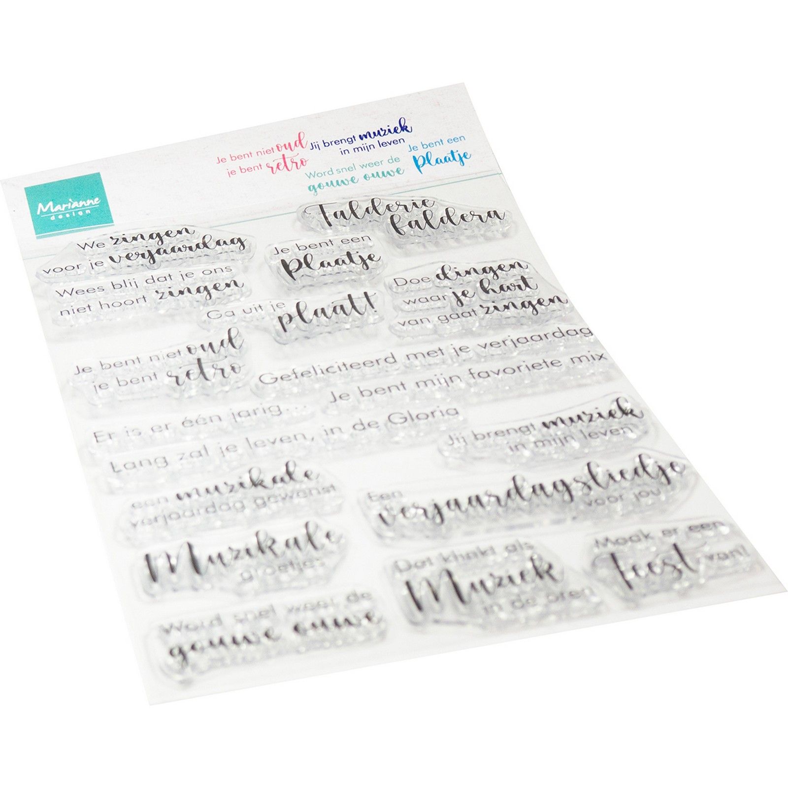 Marianne Design • Clear Stamps Falderie Faldera