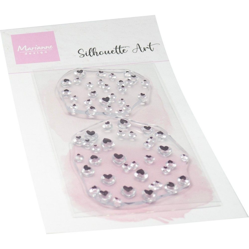 Marianne Design • Stempels Silhouette Art Hearts