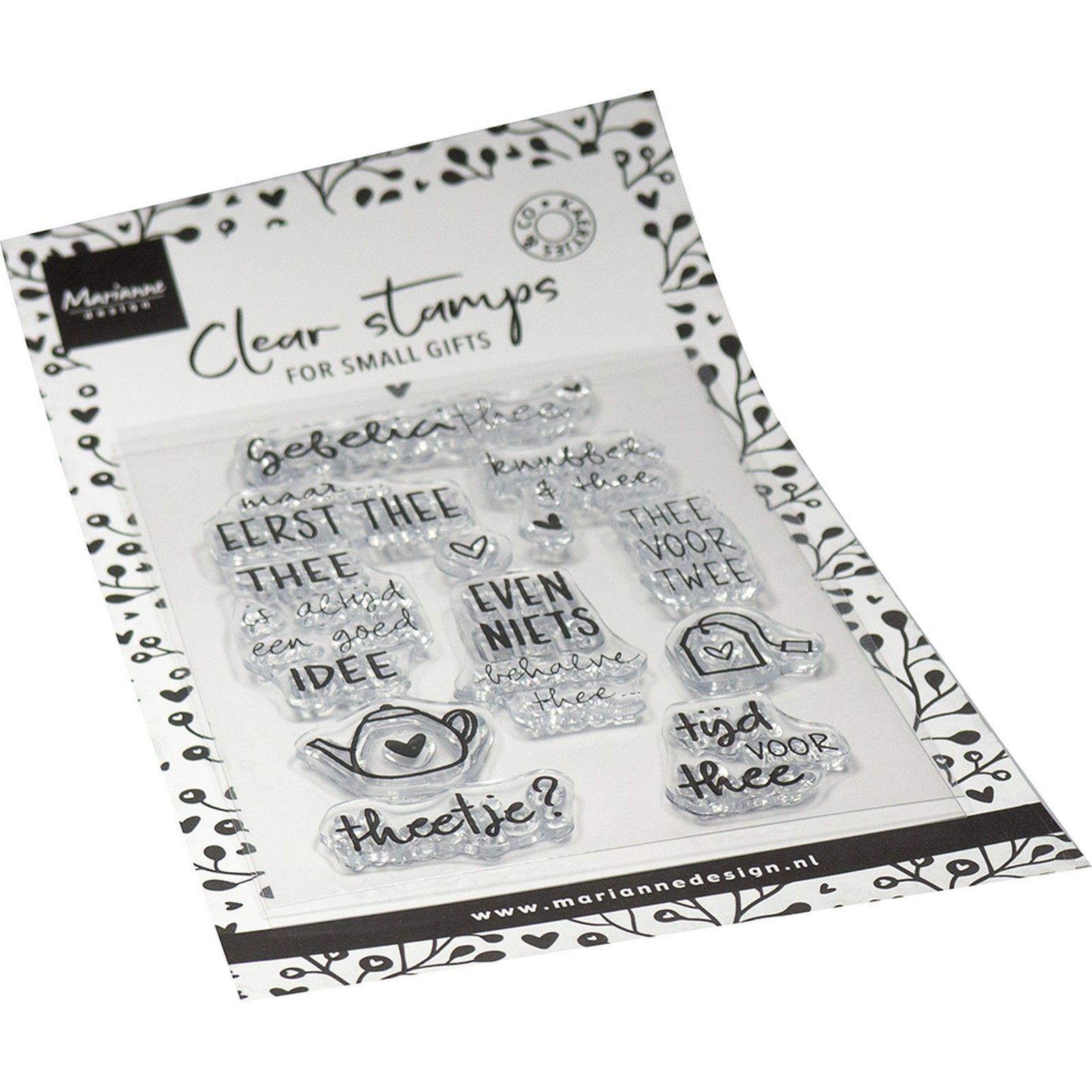 Marianne Design • Stempels Thee voor twee 102x180mm