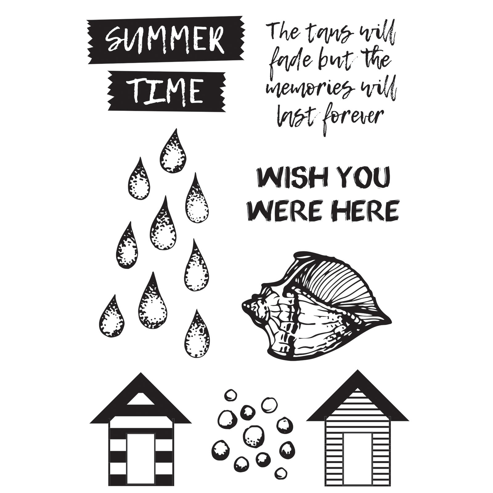 Kaisercraft • Clear Stamp Summer Splash