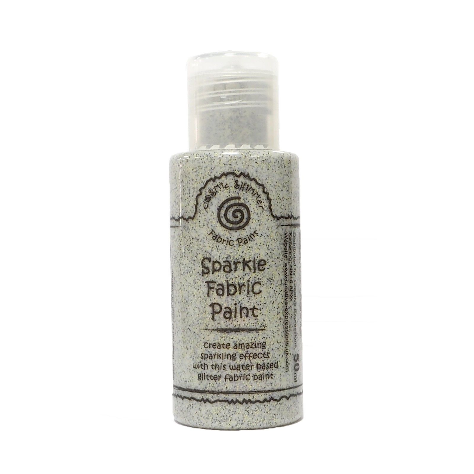 Cosmic Shimmer • Fabric Paint Sparkle Old Gold 50ml