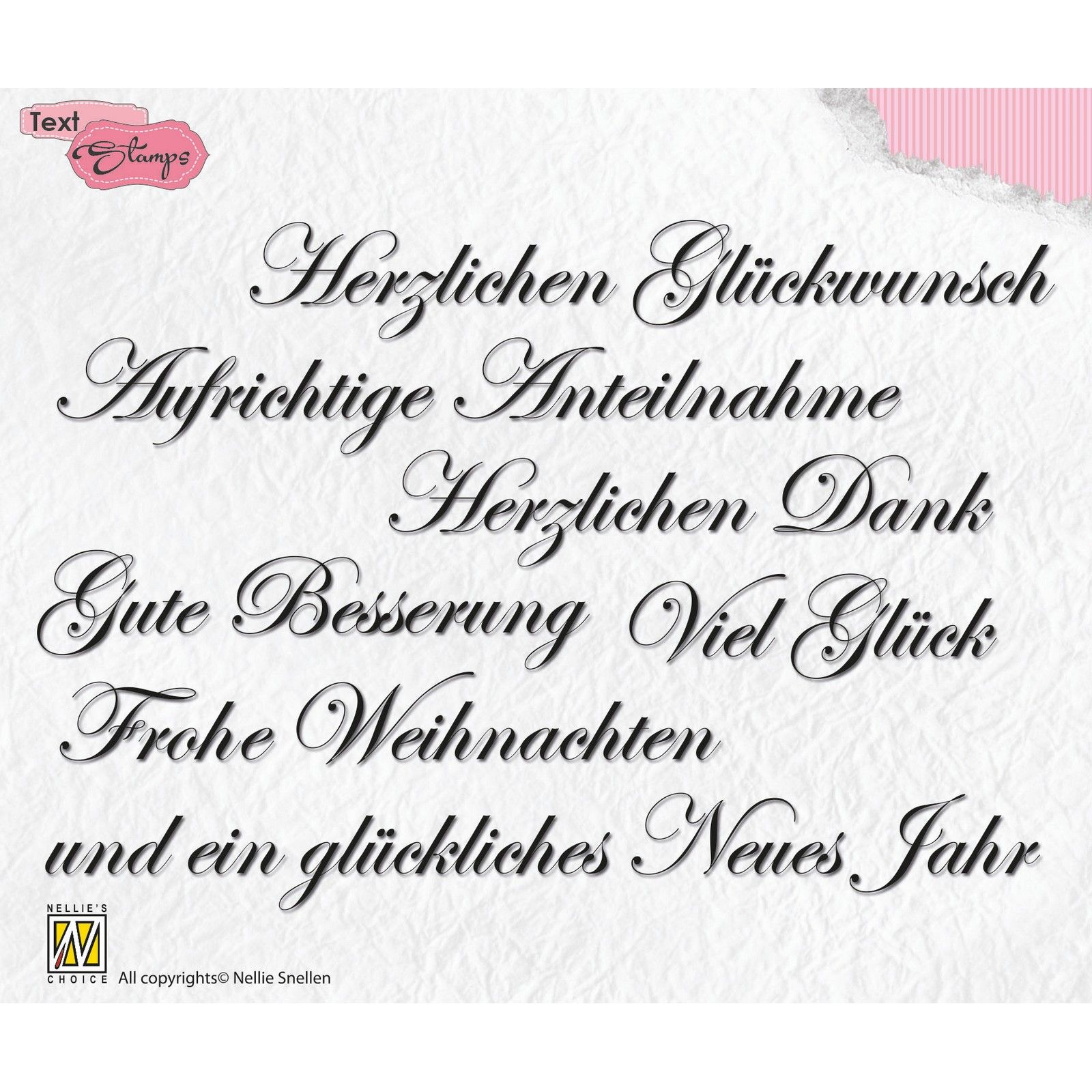 Nellie's Choice • Stamps German Texts