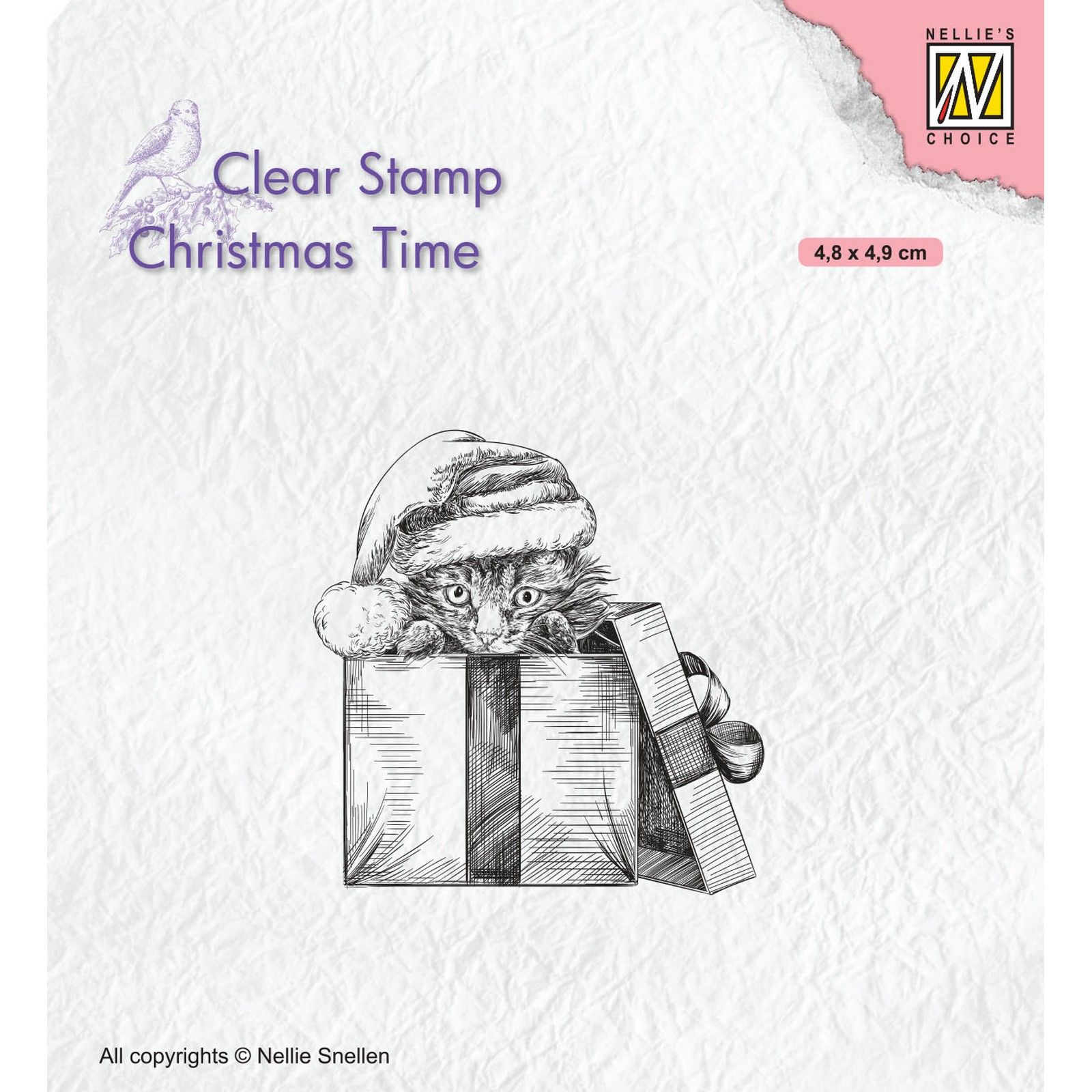 Nellie's Choice • Christmas Time Clear Stempel Christmas Surprise