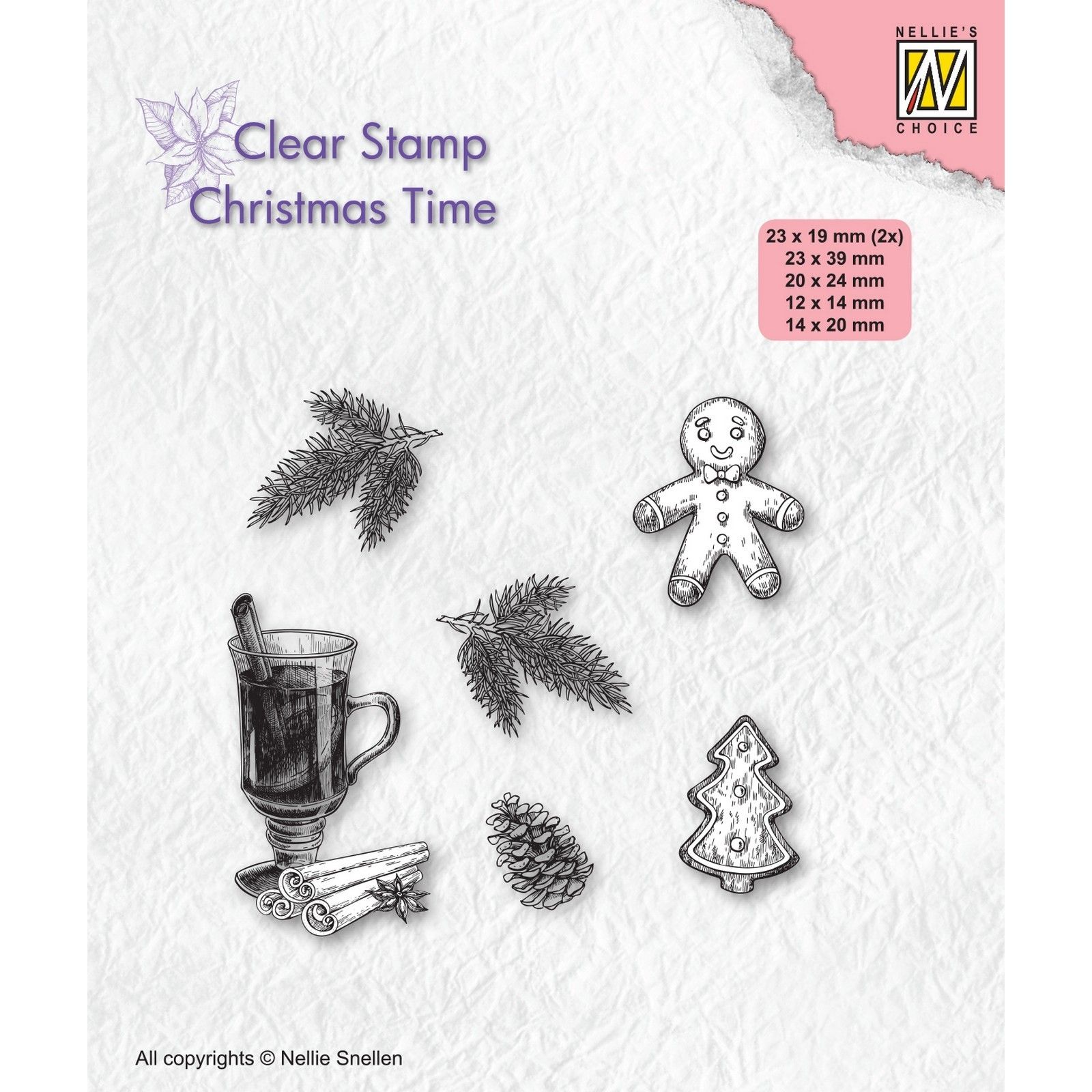 Nellie's Choice • Christmas Time Clear Stamps Christmas Decorations