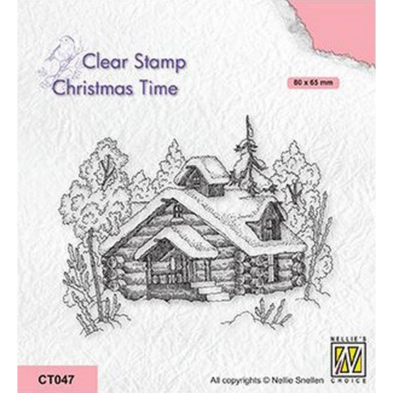 Nellie's Choice • Christmas Time Clear Stempels Snowy Winer Scene