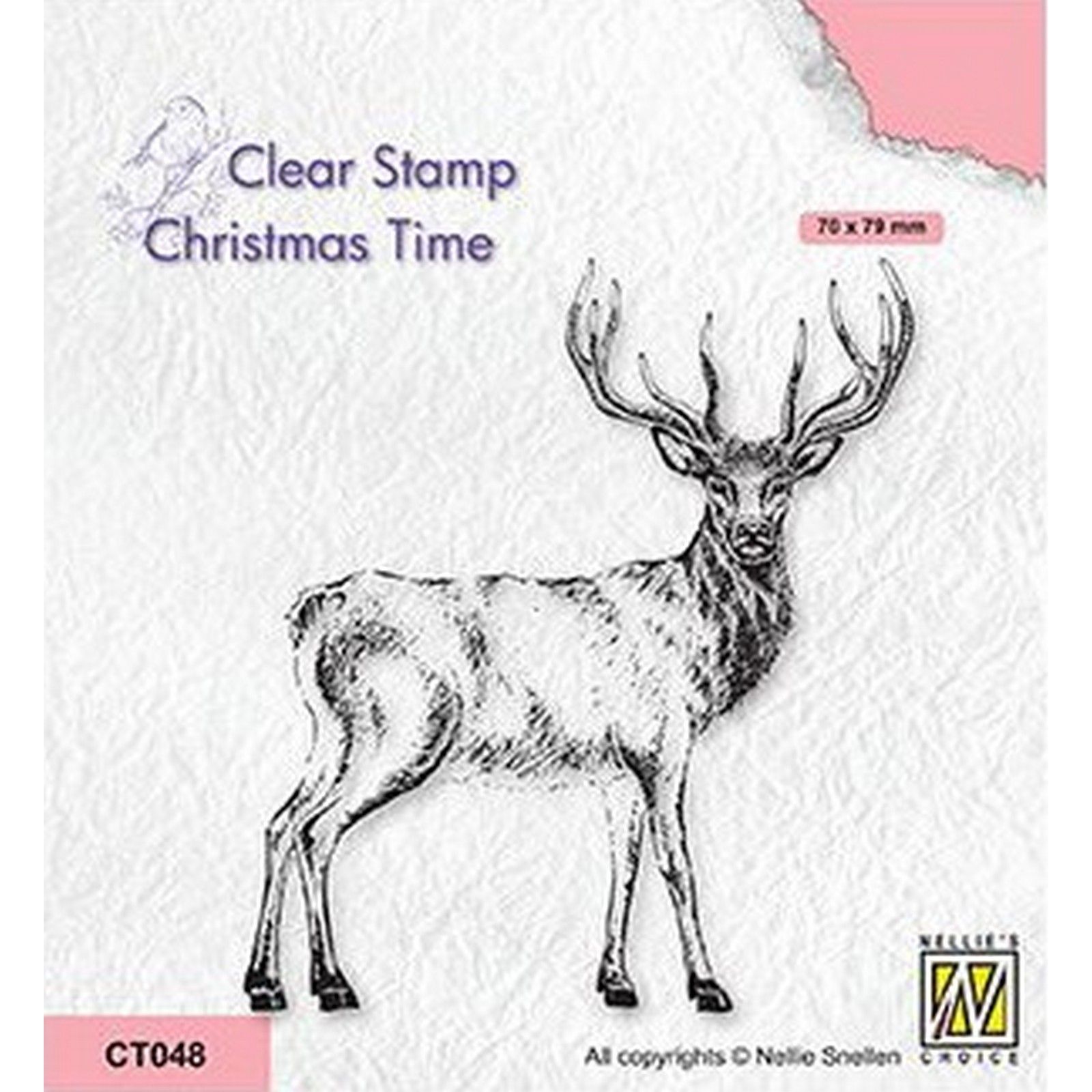 Nellie's Choice • Christmas Time Clear Stempels Deer