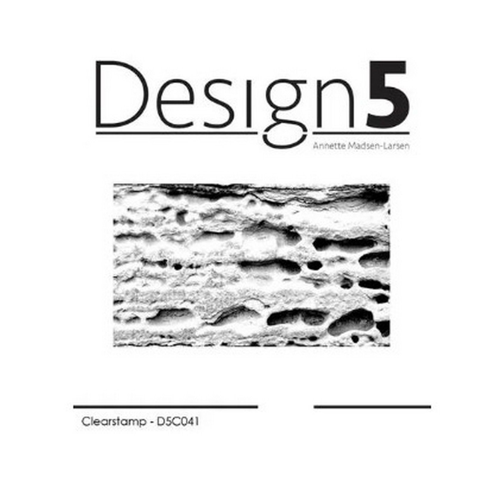 Design5 clearstamp "Mixed Media - Wall" D5C041