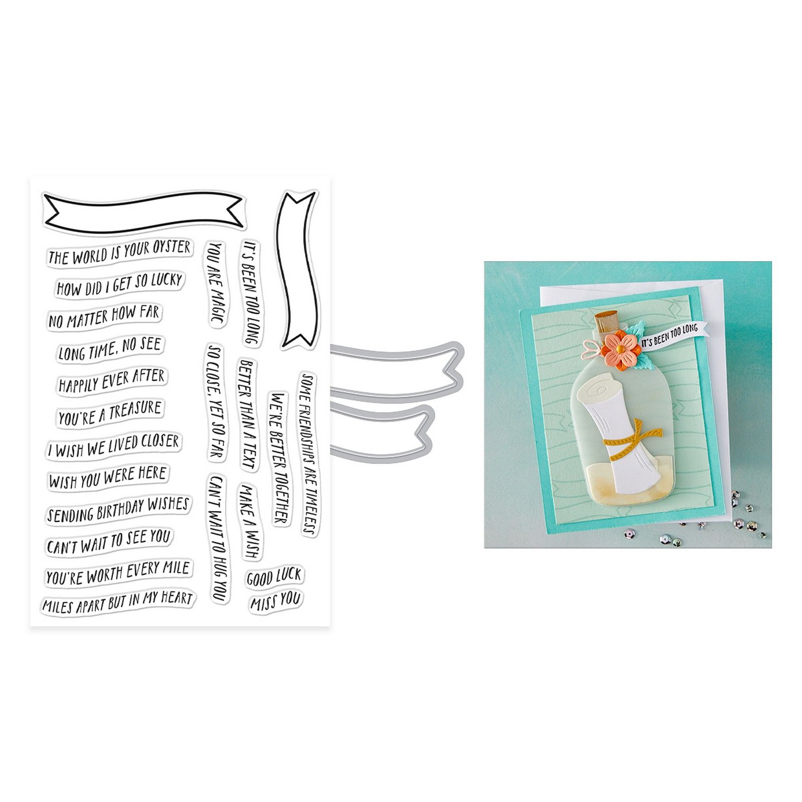 Hero Arts • Set Tampon & Découpe Banner Days 10,2x15,2cm 26pcs