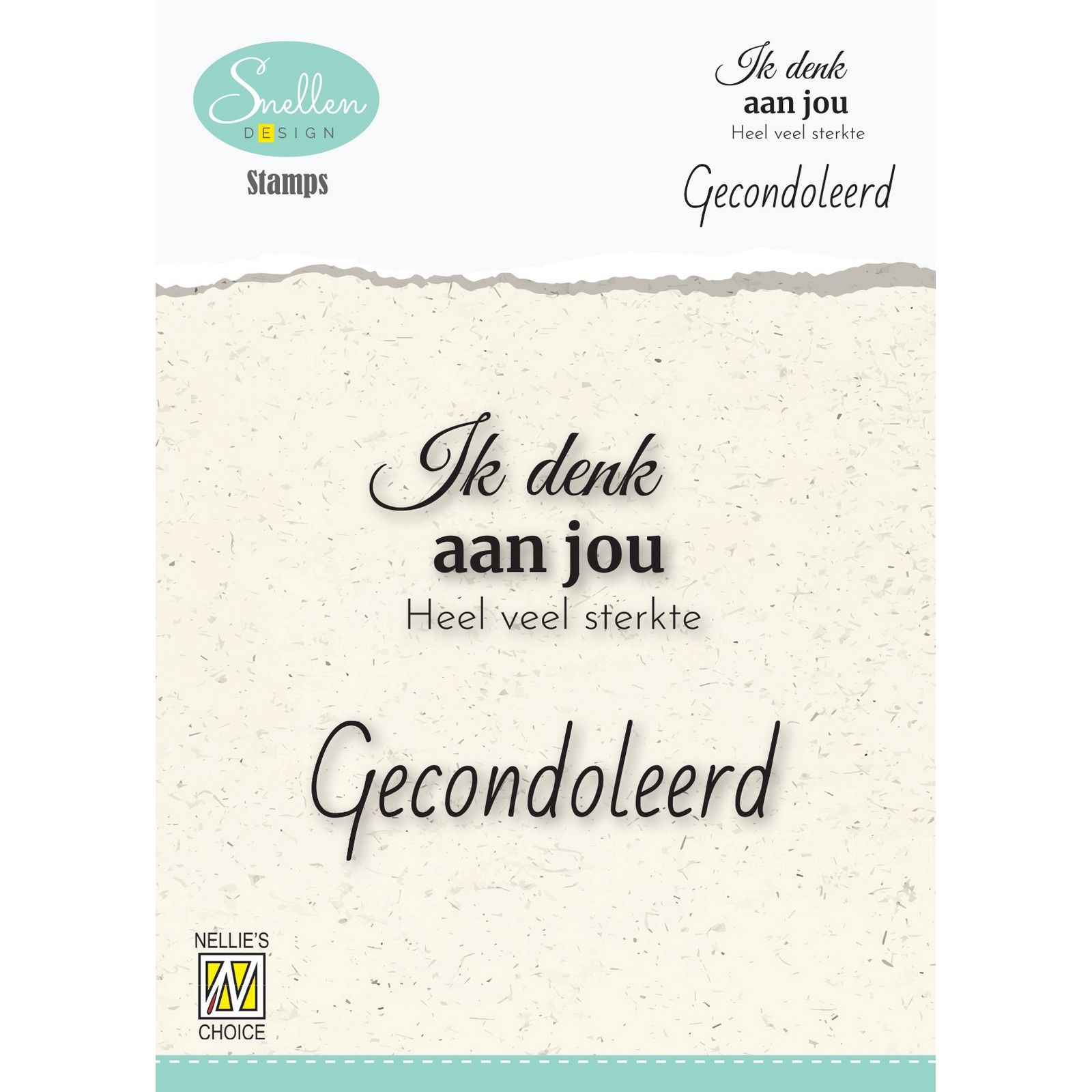 Nellie's Choice • Clear Stamps Dutch Condolence Texts Nr. 2