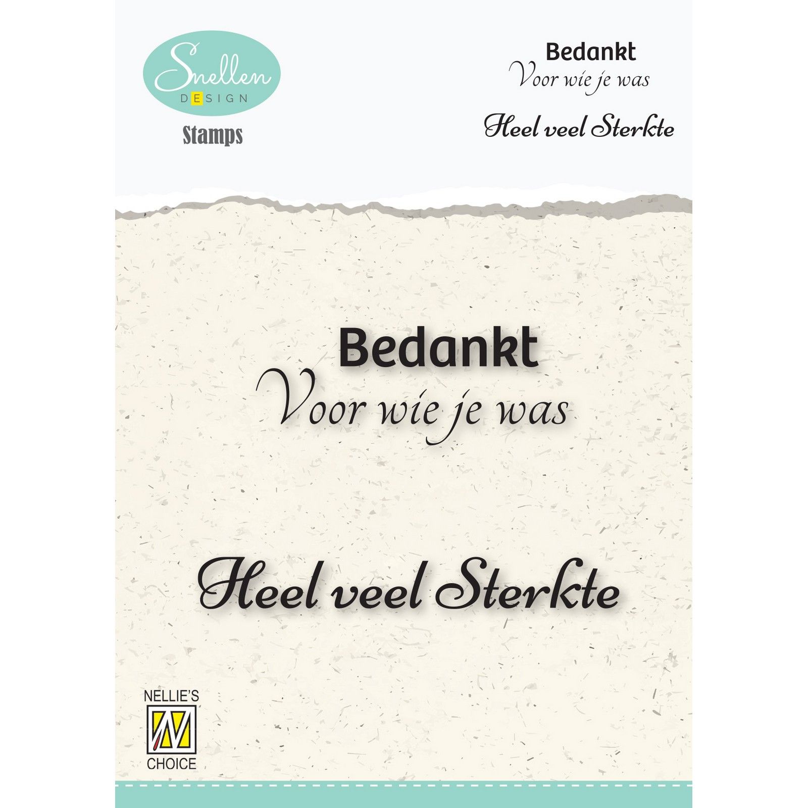 Nellie's Choice • Clear Stempel Nederlands Condoleance Teksten Nr. 4