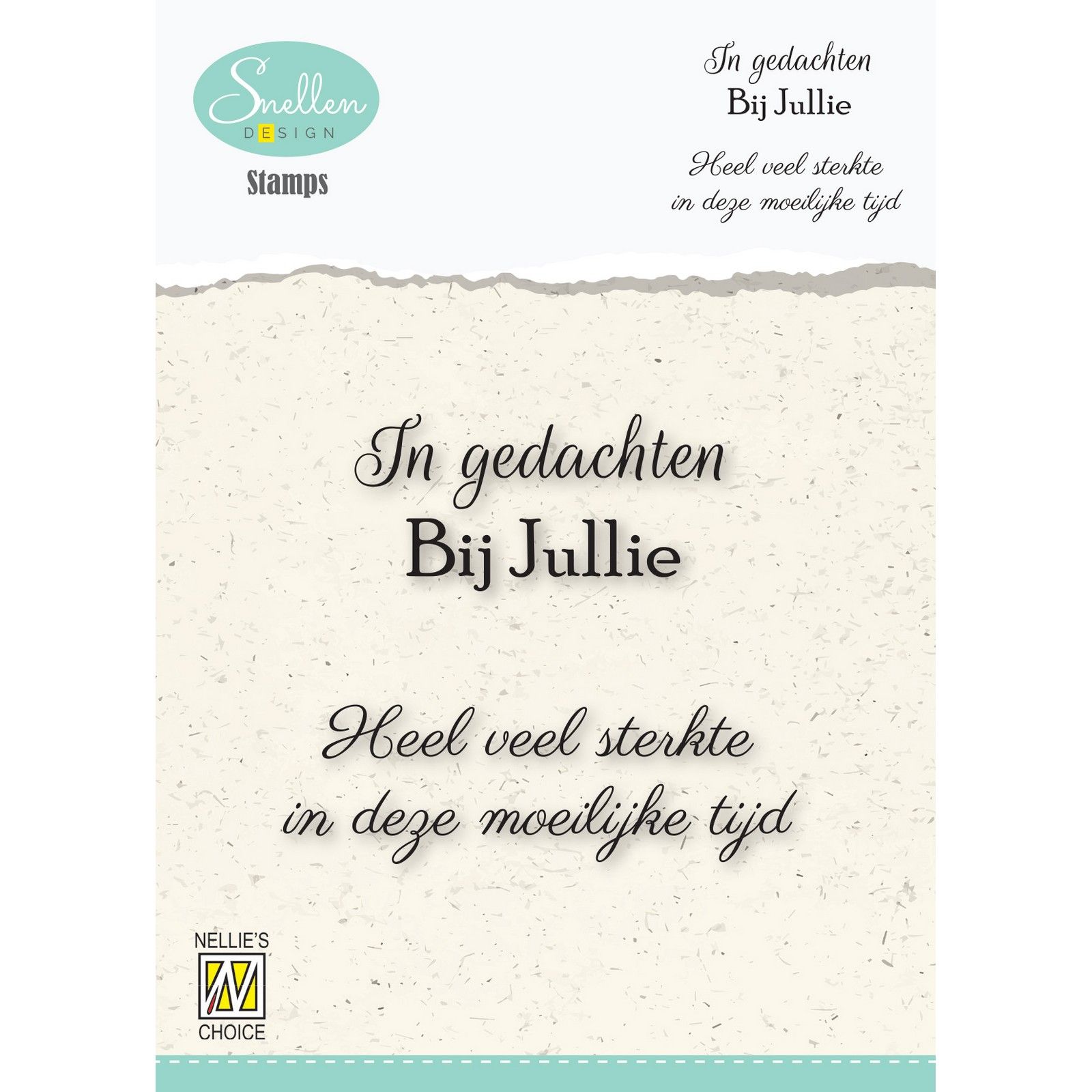 Nellie's Choice • Clear Stamps Dutch Condolence Texts Nr. 5