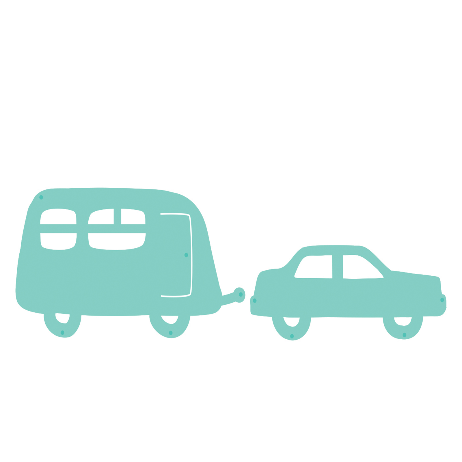 Kaisercraft • Decorative Die Car & Caravan