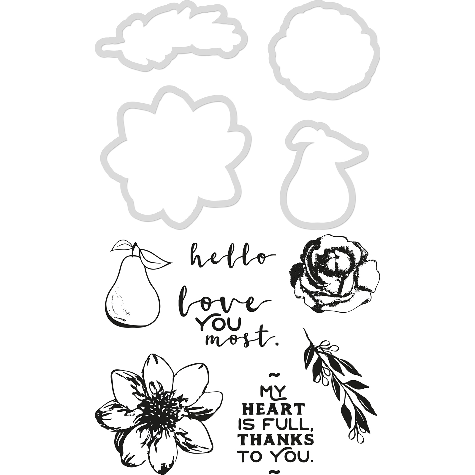 Kaisercraft • Decorative die & stamp Golden grove