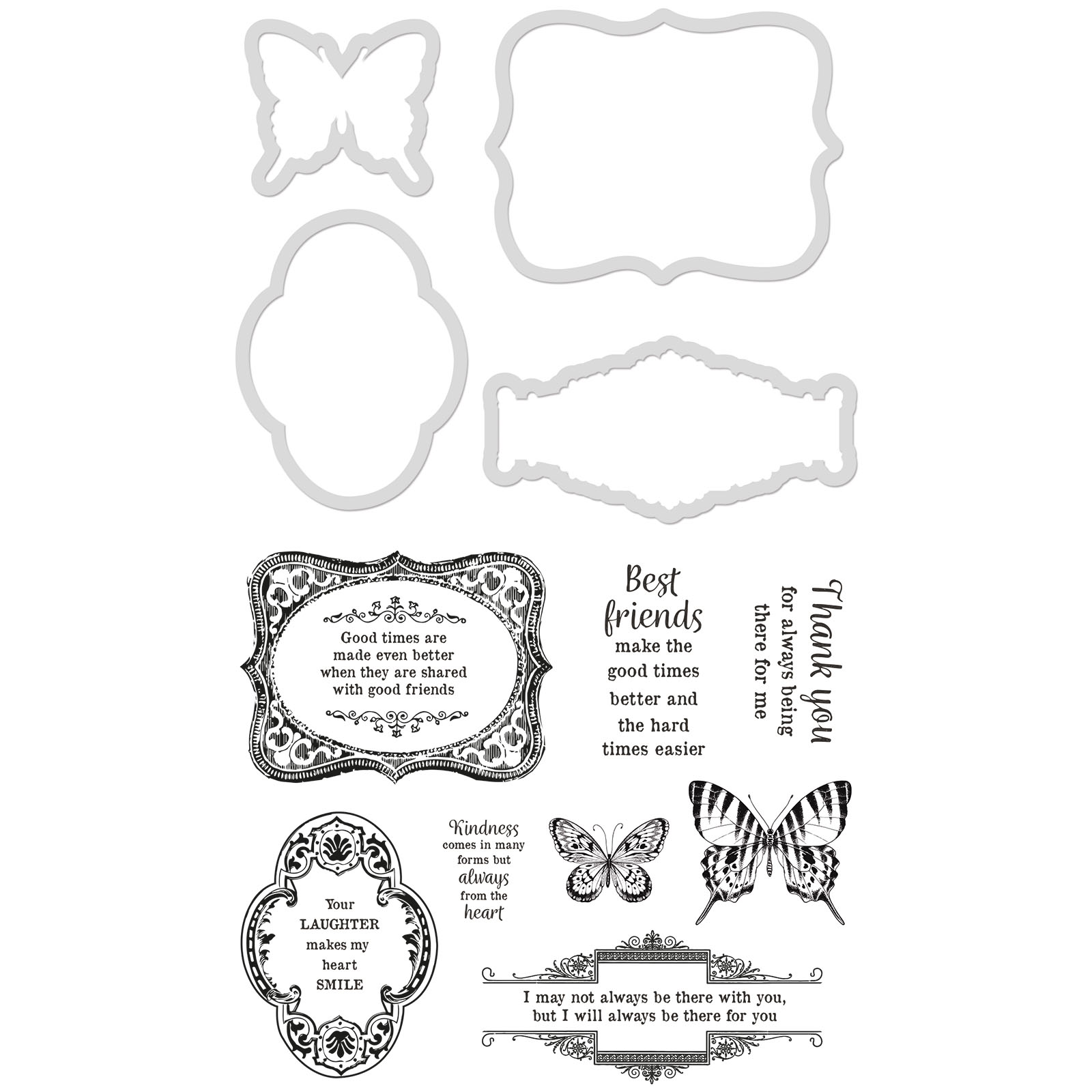 Kaisercraft • Decorative die & stamp romance