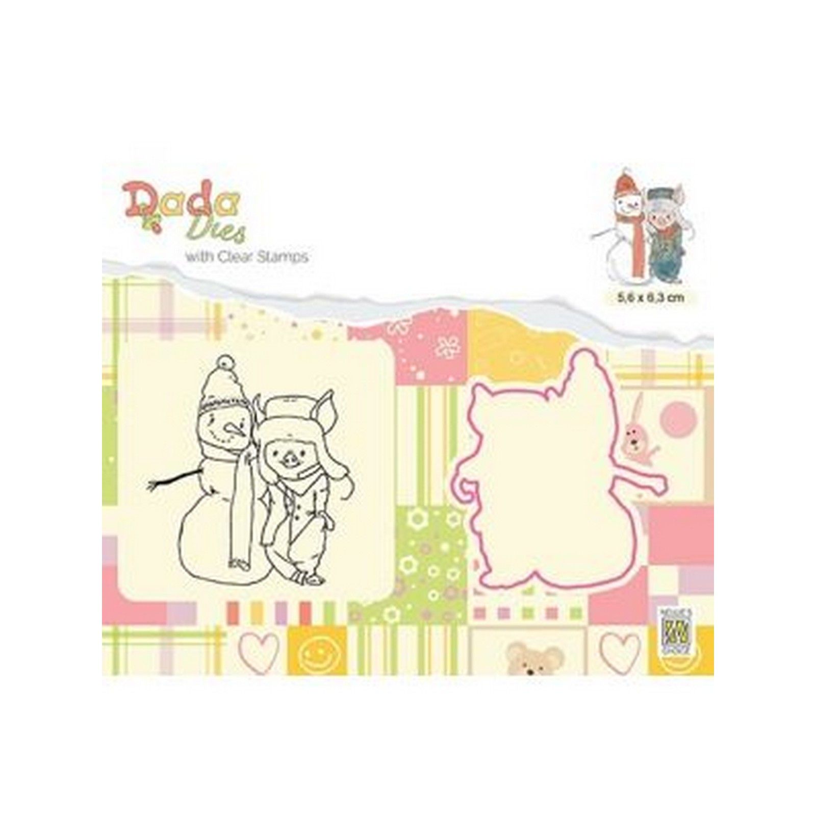 Nellie's Choice • Cutting Die & Clear Stamp Babbo Natale