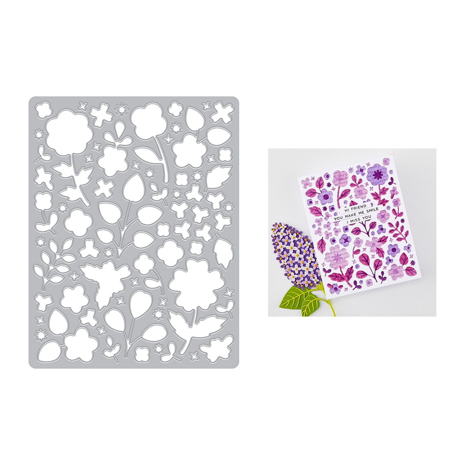 Hero Arts • Cover Plate Die Meadow Blooms 10,8x14cm