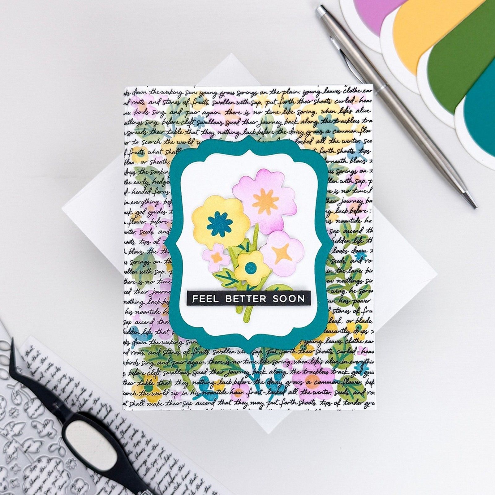 Hero Arts • Cover Plate Die Meadow Blooms 10,8x14cm