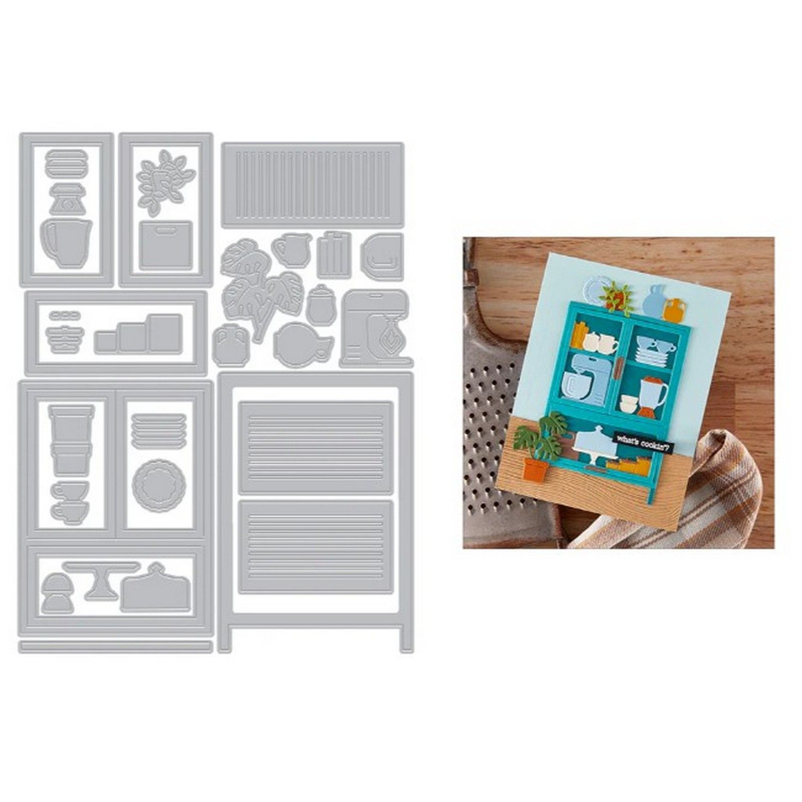 Hero Arts • Snijmallen Set Classic Cabinet Snijmallen 7,2x9,5cm 32st.