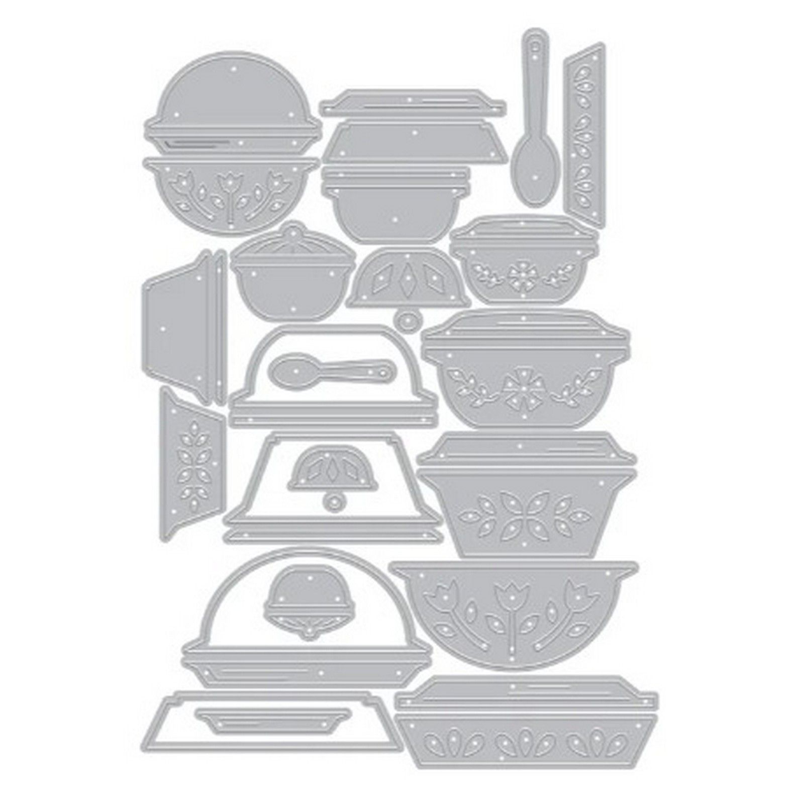 Hero Arts • Snijmallen Nesting Square Infinity 10,8–0,6cm 26st.