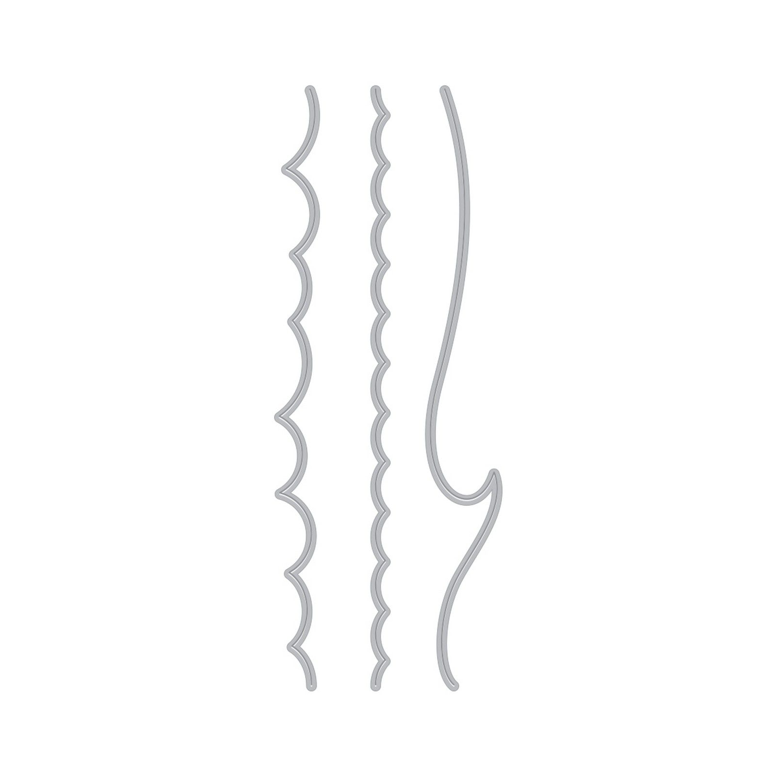 Hero Arts • Fustelle da Taglio Metalliche Making Waves 15,2cm 3pz
