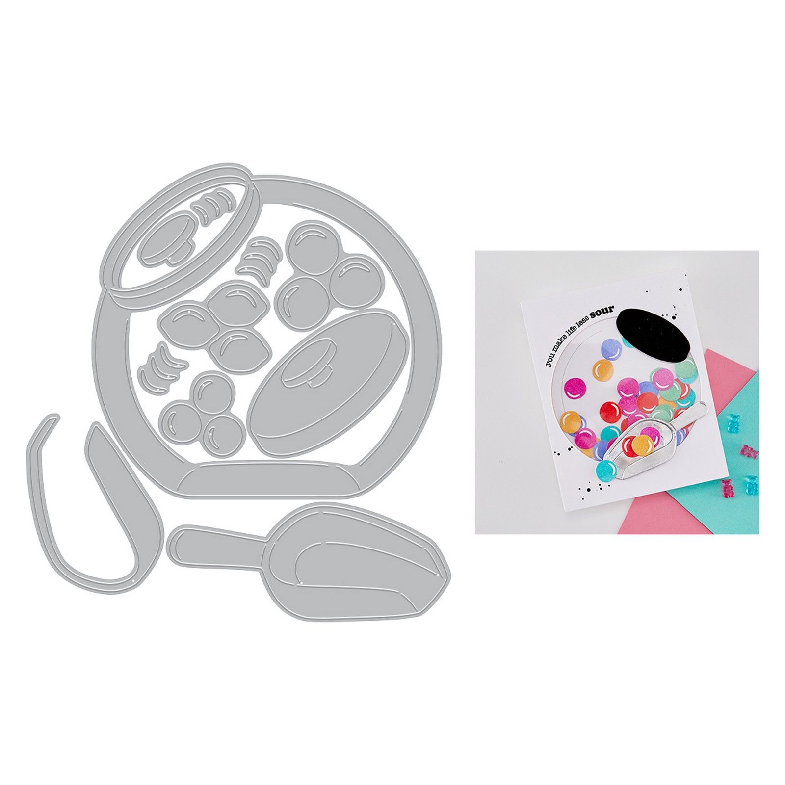 Hero Arts • Set Fustelle Candy Jar 9,8x9,4cm 11pz