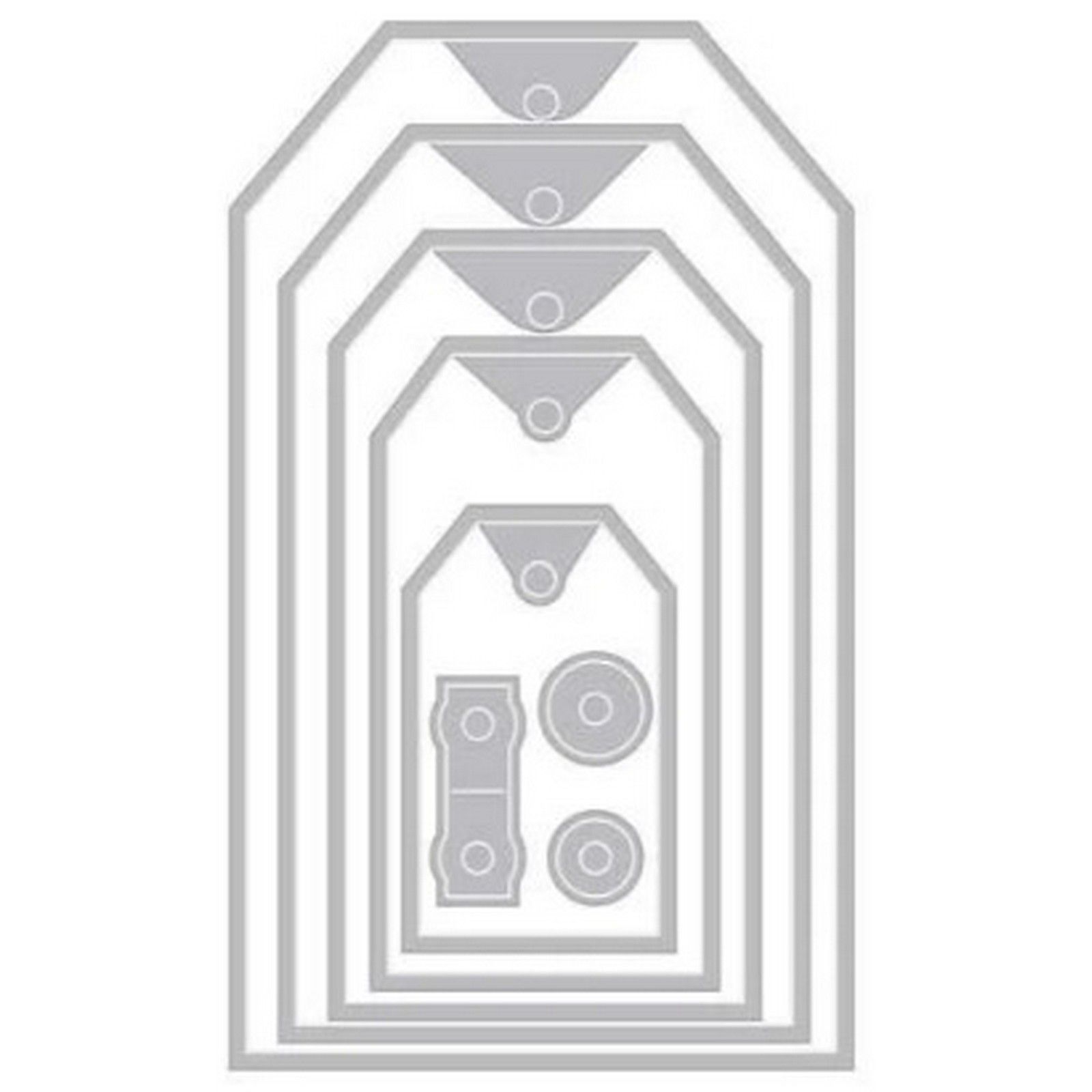Hero Arts • Set Fustelle da Taglio Tag Infinity 11,4x21,6cm 8pz