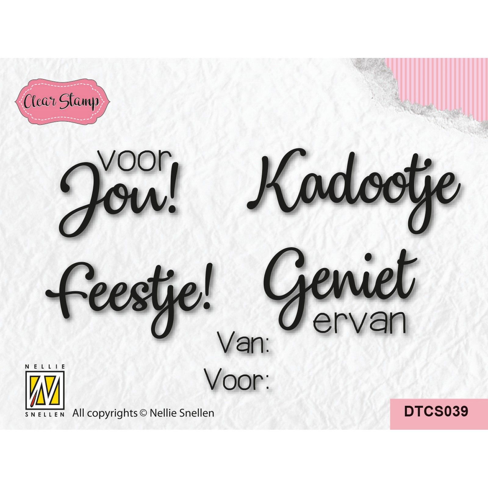 Nellie's Choice • Clear Stamp Feestje