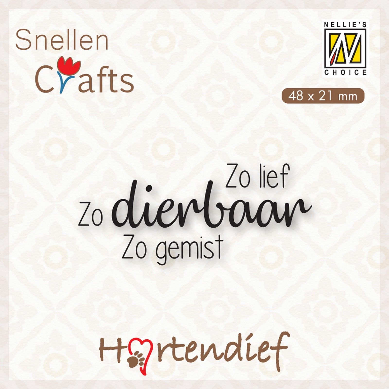 Nellie's Choice • Nederlandse Huisdier Condoleance Clear Stempel Hartedief Serie Zo Lief Zo Dierbaar Zo Gemist